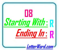 7 letter words that start with r · rabatos · rabbets · rabbies · rabbins · rabbits · rabbity · rabbled · rabbler . Eight Letter Words Starting With R And Ending In R Letterword Com