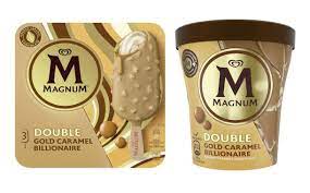 Do you like this flavour? Unilever Launches Magnum Double Gold Caramel Billionaire In Uk Foodbev Media
