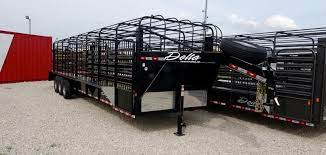 Email dealer dealer profile view details. 2021 Delta Manufacturing 2021 32 Delta 600 Cattleman Open Bar Top Goosene Livestock Trailer Stock Trailers For Sale Classifieds For Stock Livestock Trailers