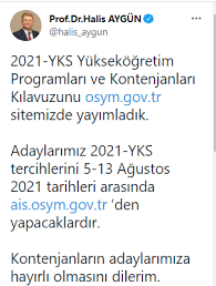 2020 yükseköğretim kurumları sınavı (yks) yükseköğretim programları ve kontenjanları kılavuzu. Ndt70e6a4nnaom