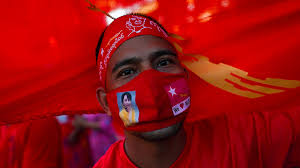 Myanmar's ruling party claimed a resounding victory on monday in the second parliamentary election since the end of oppressive military rule, according to its own unofficial tally of votes. National League For Democracy S Second Term In Myanmar Orf