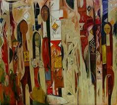 Fikru Gebremariam Oil On Canvas 160x150cm Painting Oil On Canvas Art