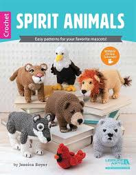 Spirit Animals Easy Patterns For Your Favorite Mascots Book Review Stuffed Animal Patterns Crochet Animal Patterns Crochet Books