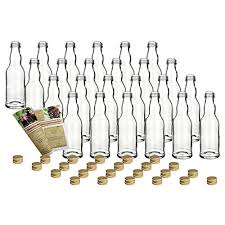 A glass bottle is an item that can hold water, potions, honey, or dragon's breath. Gouveo Set Of 24 Empty 200 Ml Screw Cap Glass Bottles Including Gold Screw Cap And 28 Page Recipe Booklet Liquor Bottles Spirit Bottles Vinegar Bottles Oil Bottles Buy Online In Antigua And