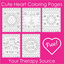 Maybe you would like to learn more about one of these? Cute Heart Coloring Pages 5 Free Printables Your Therapy Source