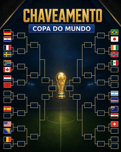 O MATA-MATA DA COPA JÁ COMEÇOU A TOMAR FORMA! ⚔️🏆 Assim está ficando o  chaveamento da segunda fase do Mundial até agora. Alguns confrontos já  estão definidos, mas ainda faltam os últimos