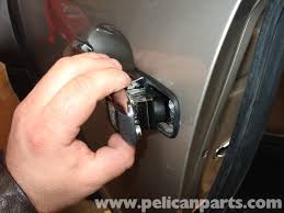 With the other end, connect the black wire to a ground source and connect the red wire to the metal rod of the screwdriver. Mercedes Benz W210 Door Lock Actuator Replacement 1996 03 E320 E420 Pelican Parts Diy Maintenance Article