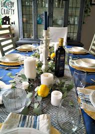 Greek Inspired Table Dinner Party Table Dinner Party Table Settings Dinner Party Themes