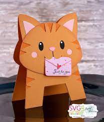 Use a half sheet of cardstock, though pick a different color from the cat. Welcome To Our First Kit Blog Hop This Blog Hop Is Designed To Give You Ideas To Make Kits For The U Cat Birthday Card Cards Handmade Birthday Cards Diy
