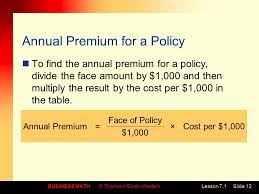 Maybe you would like to learn more about one of these? 7 1 Life Insurance Calculate Life Insurance Premiums Ppt Download