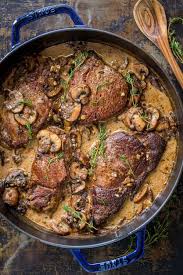 Roast tenderloin 45 to 50 minutes or meanwhile, prepare sauce: Filet Mignon Recipe In Mushroom Sauce Video Natashaskitchen Com