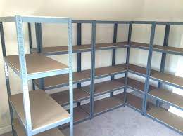 Preparation On Building Garage Storage Shelves Home Ideas Utility Collective Metal Storage Shelves Shelving Unit Decor Metal Shelving Units