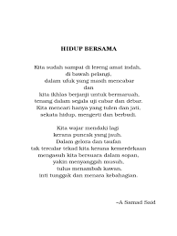 Sajak tetamu senja ~ a.samad said. Sajak Kemerdekaan