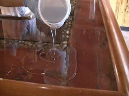 How to apply bar top or table top pour on finish (epoxy resin). China Clear Epoxy Bar Top Finish Resin 20 Kg Kit China Epoxy Resin