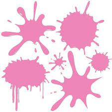 Bubble Gum Paint Splats Wall Decal Removable Splat Wall Etsy Paint Splats Vinyl Wall Art Decals Decal Wall Art