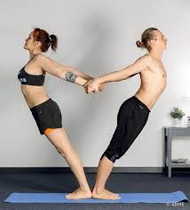 Pictures of yoga poses for two. 12 Yoga Poses For Two People Who Learn To Trust Each Other Page 1