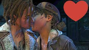 CLEMENTINE KISSES LOUIS - The Walking Dead - YouTube