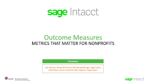 Outcome Measures The Metrics That Matter For Nonprofits