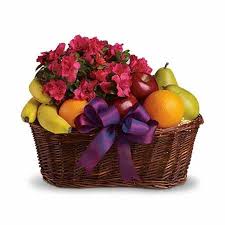 Check spelling or type a new query. Blooms And Fruit Gift Basket At Send Flowers