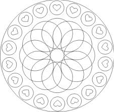 5 beste malvorlage herz gross und klein zum ausdrucken. Mandalas Ausdrucken Mandala Mit Herzen Und Kreisen