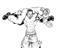 Wwe coloring pages are a fun way for kids of all ages to develop creativity, focus, motor skills and color recognition. Free Printable Wwe Coloring Pages For Kids