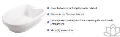 Letztlich kommt es darauf an, was du ganz allein entspannend und erholend findest. Chi Enterprise Fuss Wanne Oval Fur Fusspflege Fussbad I Massage Becken Fur Fusselektrolyse Bad I Wanne Fur Ion Cleanser Fussbad I Schussel Fur Ionisches Fuss Bad I Footspa Bath I Feet Detox Cleanser Amazon De Beauty