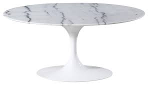 Add to favorites mid century red tulip dining table indigotrade 5 out of 5 stars (1,055) $ 1,250.00 free shipping add to favorites awesome tulip tables by maurice burke! Tulip Oval Coffee Table Mid Century White Marble Top Midcentury Coffee Tables By G Furn Houzz