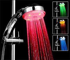 Led Light Shower Head So Freakin Cool I Need One Shower Lighting Shower Heads Bathroom Gadgets