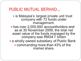 On the other hand, if you want to preserve capital, then you should invest in debt markets through a debt. Public Mutual Berhad Is Malaysia S Largest Private Unit Trust Company With 72 Funds Under Management Has Over 2 000 000 Accountholders And As At Ppt Video Online Download