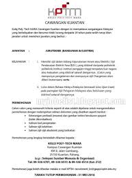 Kepujian matematik kepujian matematik tambahan spm atau kelayakan setaraf dengan mendapat kredit dalam subjek bahasa melayu dan salah satu kelayakan berikut: Kerja Kosong Malaysia Jobs Malaysia Kolej Poly Tech Mara Kptm 31 Mei 2016