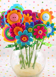Download Quick Easy Mother S Day Gift Felt Flowers Happiness Is Homemade