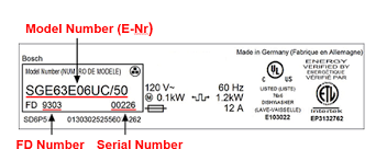 Home > topics > power tools, pneumatic tools, hand tools and all things tools > bosch model numbers and date codes. Accessories For Dishwashers Bosch