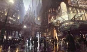 City Art Steampunk 9hs4 Jpg 1900 1145 Steampunk City Fantasy Art Landscapes Steampunk Art