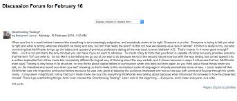 Peer Forum Posts & Replies