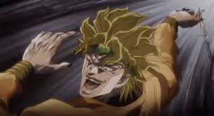 Who Would Win In A Fight Between Dio Stardust Crusadors Or Dio Brando Phantom Blood Quora The best gifs of laser eyes on the gifer website. or dio brando phantom blood