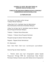 We are a sharing community. Pdf Ucapan Y B Dato Sri Liow Tiong Lai Menteri Kesihatan Malaysia Hafiz Haqimi Academia Edu
