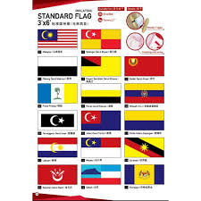 Bendera malaysia mengangdungi 14 jalur merah dan putih. Polymesh Thick 3x6 Malaysia And All State Flag Bendera Malaysia Ready Stock Shopee Malaysia