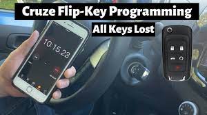 Late model chevy cruze remotes allow remote engine start and push button start stop engine function. How To Program A Chevy Cruze Flip Key Remote Fob 2014 2019 Diy Chevrolet All Keys Lost Tutorial Youtube