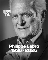⚫ Le journaliste et écrivain Philippe Labro est mort ▶️  https://l.bfmtv.com/BLNx