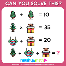 People use math when buying things, making li. 10 Free Christmas Math Activities For Your Kids Mashup Math
