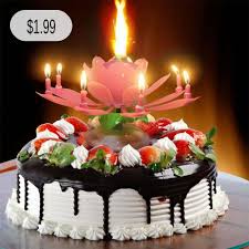 Flower Birthday Cake With Candles Images Rotating Lotus Candle Birthday Flower Musical Floral Cake Candles Music Magic Ebay In 2020 Happy Birthday Candles Birthday Candles Birthday Cake With Candles