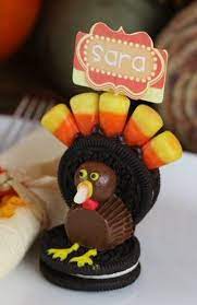 Oreo Turkey Crafts Oreo Turkey Thanksgiving Treats Thanksgiving Sweets