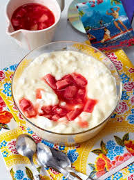 Griesspudding Mit Rhabarberkompott Rezept Lecker Rhabarberkompott Rezept Griesspudding Rezepte