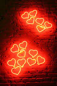 Neon Hearts Neon Decor Neon Neon Wallpaper Neon Hearts