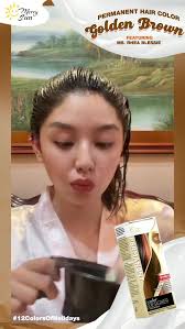 Transform Your Hair with MerrySun's Permanent Hair Color in Golden Brown!