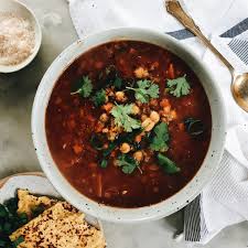 From there, simply saute up the onion and celery for a couple of minutes with a bit of oil over medium heat. Moroccan Spiced Chickpea And Tomato Soup The Healthy Hunter