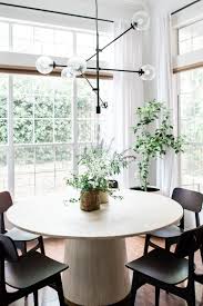 Dining Room Update The Identite Collective Round Dining Room Round Dining Room Table Modern Dining Room Tables