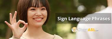 You'll be able to mark the points of weakness in your techniques. American Sign Language Phrases Start Asl