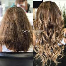 6 14 Mix N Mingle Blend Clip In Hair Extensions Sasa Tresses Hair Ext Ombre Hair Blonde Clip In Hair Extensions Short Hair Balayage