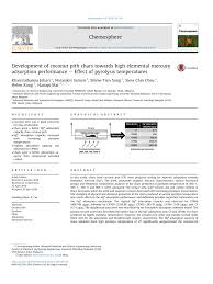 Thousands of companies like you use panjiva to research suppliers and competitors. Pdf Development Of Coconut Pith Chars Towards High Elemental Mercury Adsorption Performance Effect Of Pyrolysis Temperatures